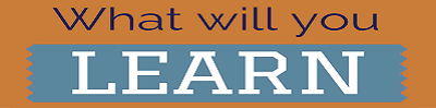What you will learn